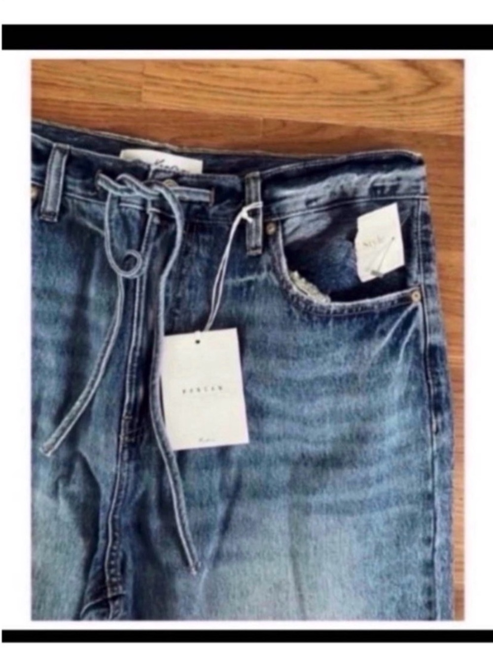 KANCAN 90’s Ultra High Rise Wide Leg Flare Jeans Size 31 New! - Picture 6 of 8
